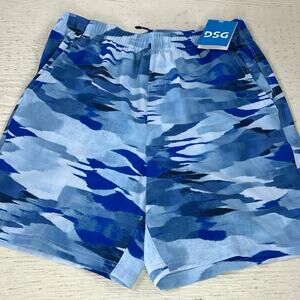 Boys XL Agility Shorts | Blue Camo | UV Protection | Quick Dry NEW WITH TAGS!!!!